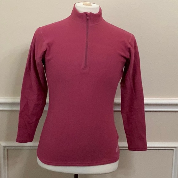 PolarMax BASELAYER QUATTRO FLEECE ZipMock top - Berry Glaze - Picture 9 of 13